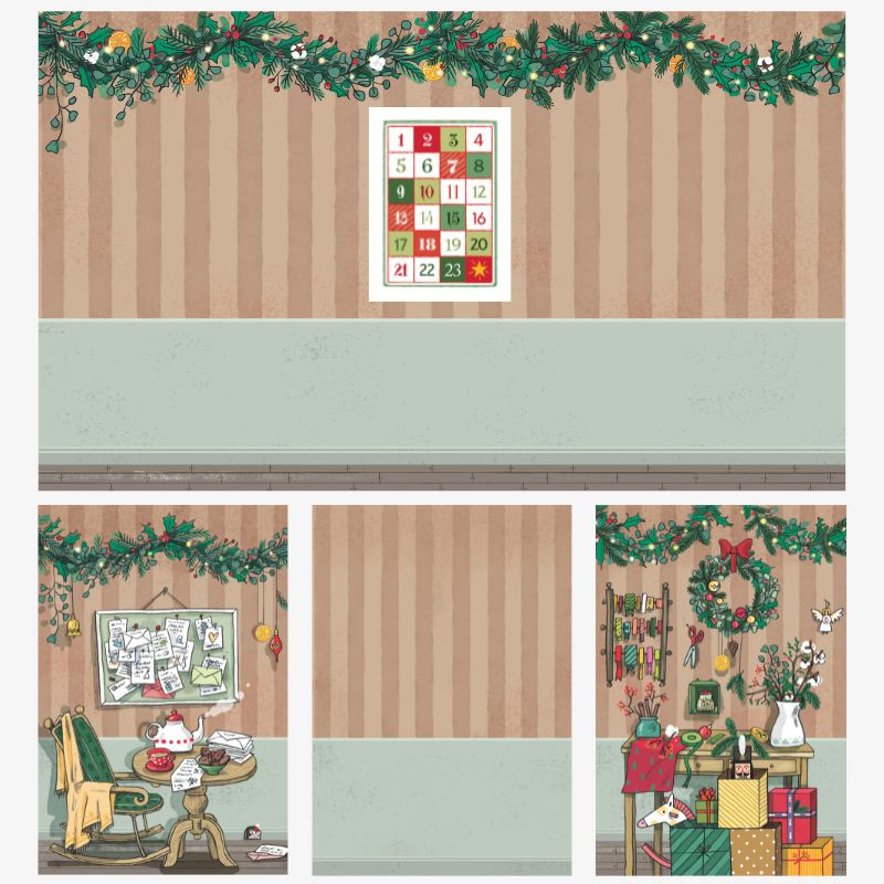 christmas_workshop_dollhouse_wallpaper_image